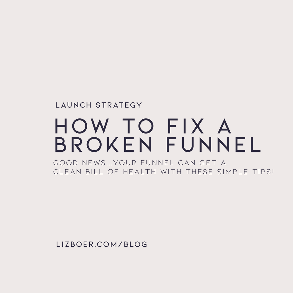 how to fix a broken funnel