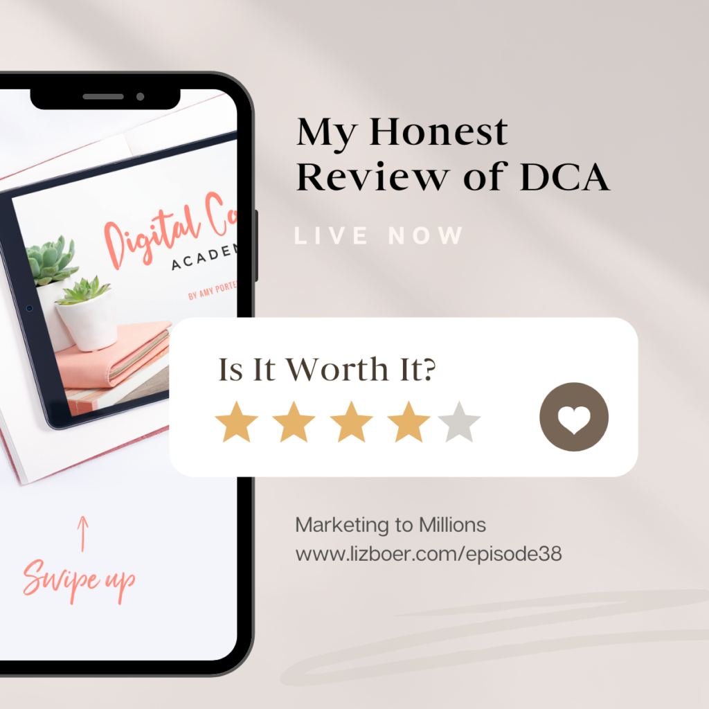 My honest review of Digital Course Academy by Amy Porterfield
